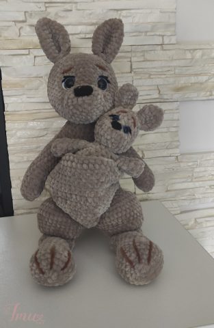 imusau.lt | parduodama Nertas pliušinis žaislas KENGŪRA